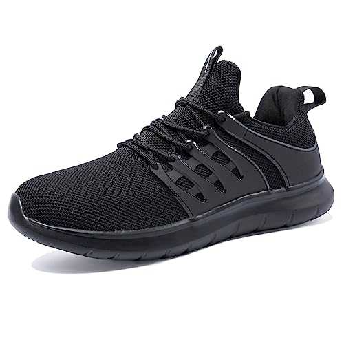 NewDenBer Men's Lightweight Running Walking Tennis Trainers Sneaker Casual Athletic Gym Fitness Sports Shoes