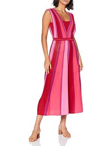 Pinko Women's Tinos Dress, Multicolour (Mult.Rosa/Rosso Nr4), X-Small