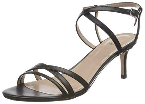 HUGO Women's Sienna 60-c Ankle Strap Sandals, Black (Black 001), 8 UK