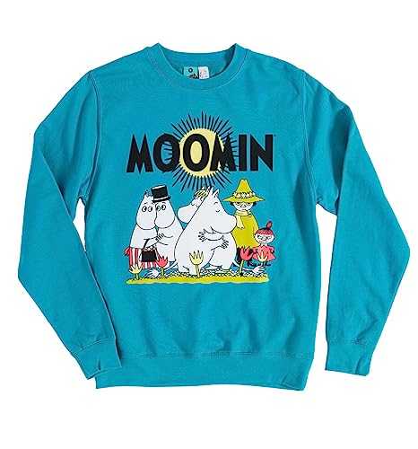 TruffleShuffle Moomin Sunshine Turquoise Sweater