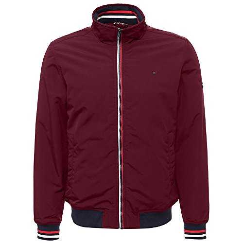 Tommy Jeans Men's Basic Padded Casual Lapel collar College jacket Bomber Jacket
