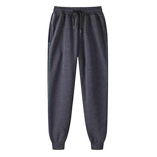 Mens Trousers Hip-hop Pants Legging Padded Casual Stretch Trousers Elastic Waist Insulated Wind Wrinkle Trousers Adjustable Waist Breathable Drawstring Sweatpants with Pocket Autumn Winter Warm Pants