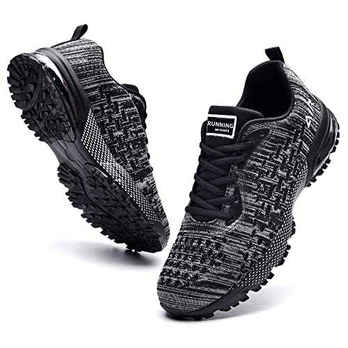 M MAGPER Mens Trainers Air Running Shoes Athletic Tennis Sneakers Workout Sports Jogging Walking Shoes Size 6.5-12 UK