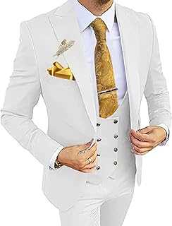 3 Piece Men's Suits Slim Fit Suits for Men Double Breasted Suit Men Blazer Vest Pants for Men Wedding Suits Prom