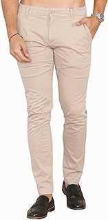Soroor® Men's Slim Fit Chino Trousers (Available in Big & Tall) - The Ultimate Mens Chinos for Work, Golf or Casual | Pants, Chino Trousers, Suit Trousers | Premium Stretch Cotton | Wrinkle Resistant