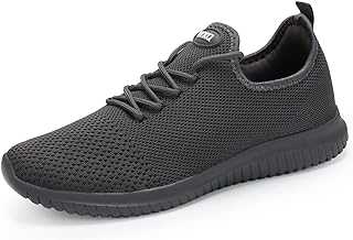 WXQ Men's Sneakers Lightweight Running Shoes Casual Knit Breathable Comfort Walking
