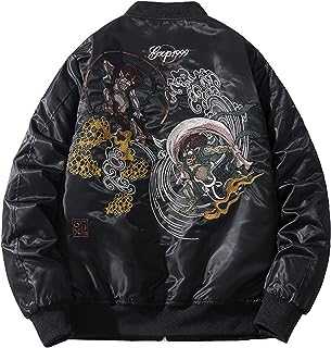 XYXIONGMAO Cyberpunk Streetwear Bomber Jackets Windbreaker Techwear ghost embroidery pattern Clothes Flight Jacket for Men