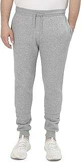 M17 Men's Slim Leg Jogging Bottoms Casual Pants Trousers Joggers Tracksuit Gym Cuffed Hem Pockets (XL, Grey Marl)