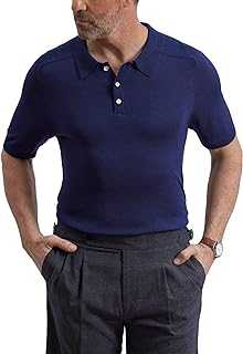 Men's Knit Button Polo Shirts